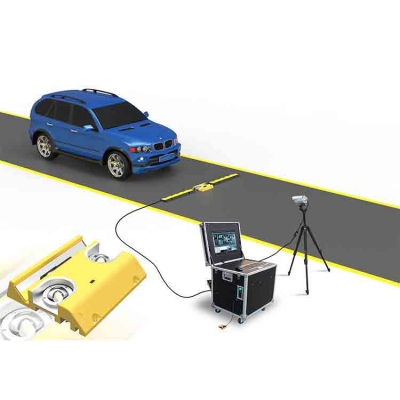 Portable under vehicle inspection scanner for checkpoint